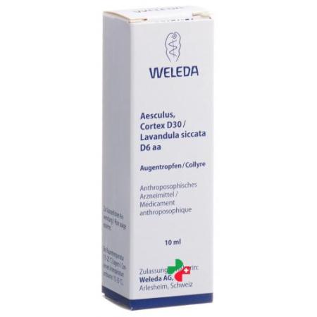 Weleda Aesculus Cortex D 30/Lavandula siccata D 6 aa Gtt Opht 10 - PrimeCare Global